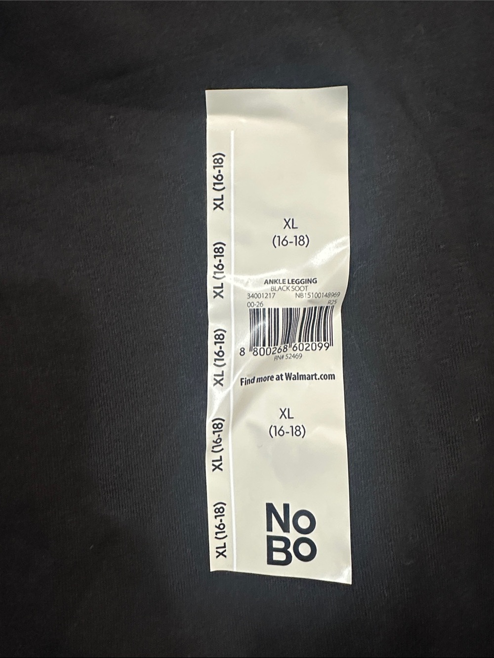 Women’s Black High-Waist Leggings - Picture 2 of 2